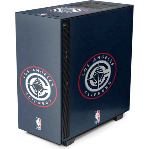 NBA Los Angeles Clippers Distressed Blue NZXT H510 Compact ATX Mid-Tower Case Skin
