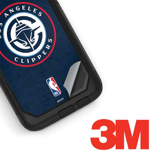 NBA Los Angeles Clippers Distressed Blue Otterbox Commuter Galaxy Skin