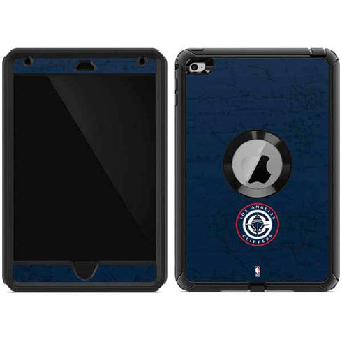 NBA Los Angeles Clippers Distressed Blue Otterbox Defender iPad Skin