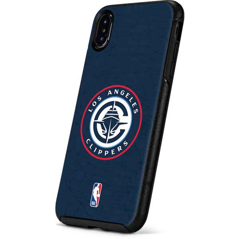 NBA Los Angeles Clippers Distressed Blue Otterbox Symmetry iPhone Skin