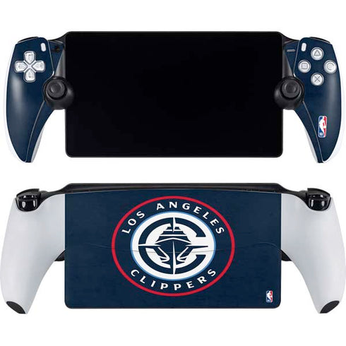 NBA Los Angeles Clippers Distressed Blue PlayStation PS5 Skins