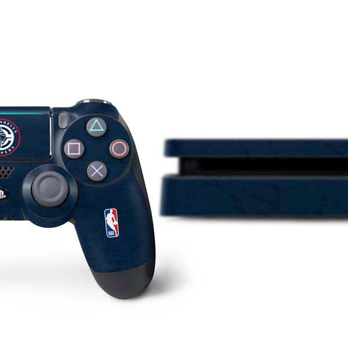 NBA Los Angeles Clippers Distressed Blue PS4 Slim Bundle Skin