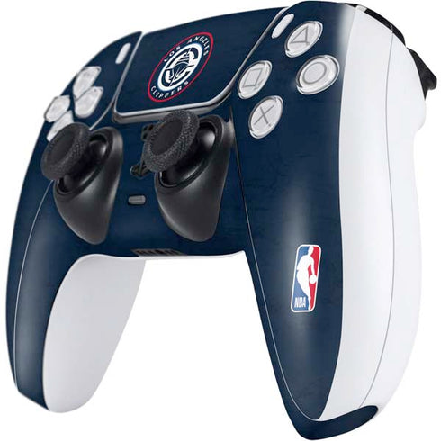 NBA Los Angeles Clippers Distressed Blue PS5 Controller Skin