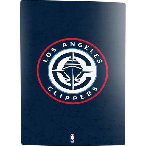 NBA Los Angeles Clippers Distressed Blue PS5 Digital Edition Console Skin