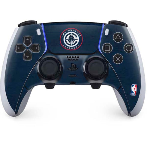 NBA Los Angeles Clippers Distressed Blue PlayStation PS5 Skins