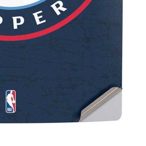 NBA Los Angeles Clippers Distressed Blue PS5 Slim Digital Edition Bundle Skin