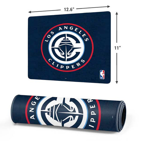 NBA Los Angeles Clippers Distressed Blue Gaming Mouse Pad