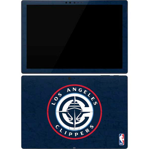 NBA Los Angeles Clippers Distressed Blue Surface Pro 7 Skin