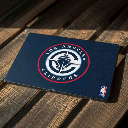 NBA Los Angeles Clippers Distressed Blue Surface Pro 7 Skin