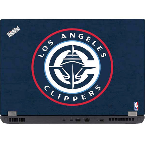 NBA Los Angeles Clippers Distressed Blue Lenovo ThinkPad Skin