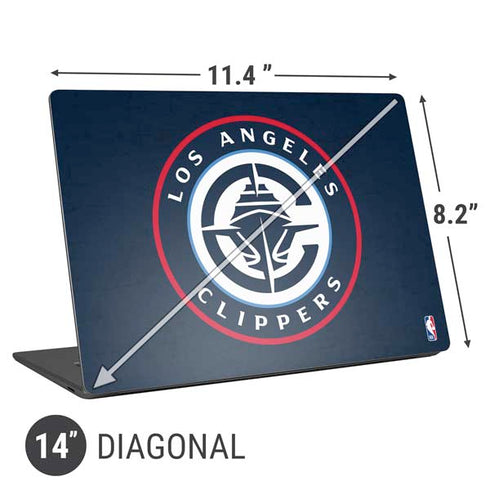 NBA Los Angeles Clippers Distressed Blue Universal Laptop 14in (11.4 x 8.2in) Skin