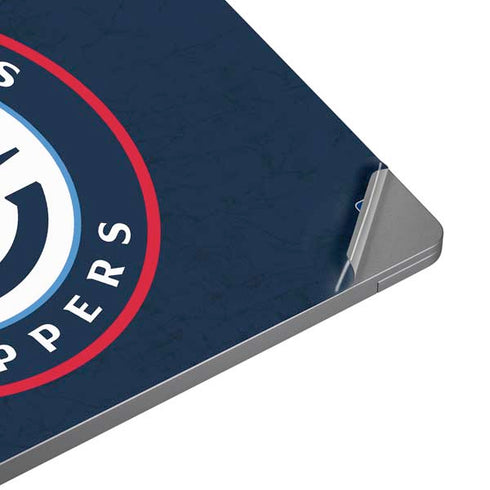 NBA Los Angeles Clippers Distressed Blue Laptop Skins