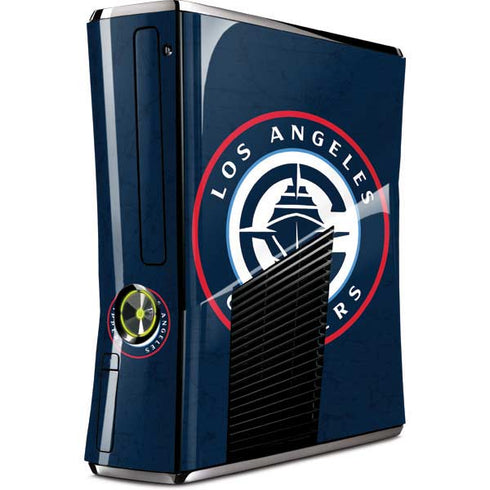 NBA Los Angeles Clippers Distressed Blue Xbox 360 Slim (2010) Skin