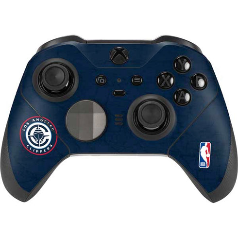 NBA Los Angeles Clippers Distressed Blue Xbox Elite Wireless Controller Series 2 Skin