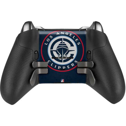 NBA Los Angeles Clippers Distressed Blue Xbox Elite Wireless Controller Series 2 Skin