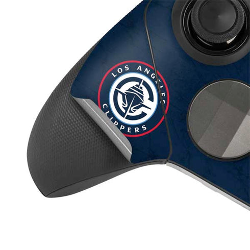 NBA Los Angeles Clippers Distressed Blue Xbox Elite Wireless Controller Series 2 Skin