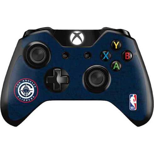 NBA Los Angeles Clippers Distressed Blue Xbox One Skins