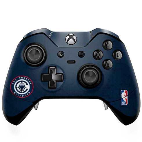NBA Los Angeles Clippers Distressed Blue Xbox One Elite Controller Skin