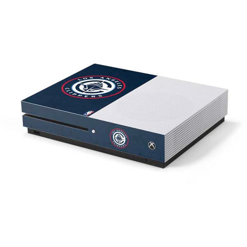 NBA Los Angeles Clippers Distressed Blue Xbox One Skins
