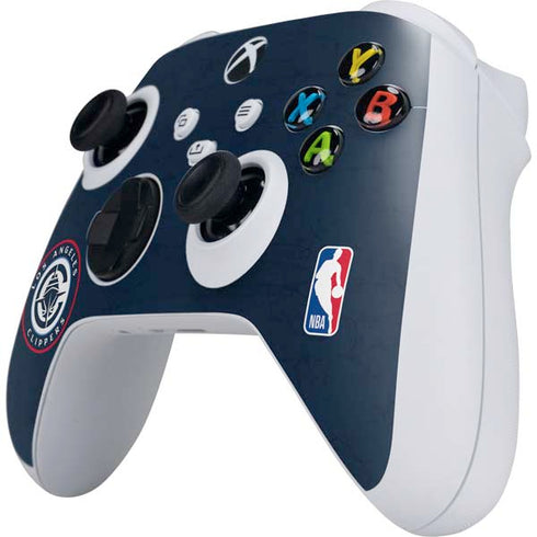 NBA Los Angeles Clippers Distressed Blue Xbox Series S Controller Skin