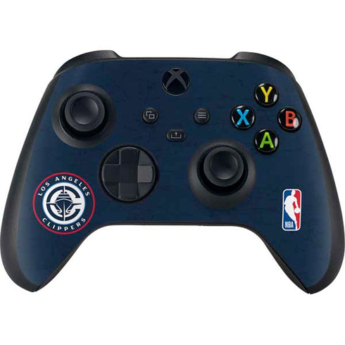 NBA Los Angeles Clippers Distressed Blue Xbox Series X Skins