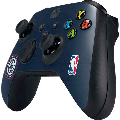 NBA Los Angeles Clippers Distressed Blue Xbox Series X Controller Skin