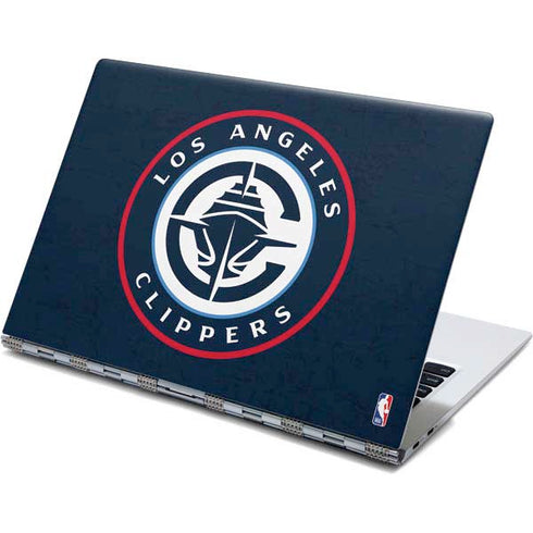 NBA Los Angeles Clippers Distressed Blue Yoga 910 2-in-1 14in Touch-Screen Skin