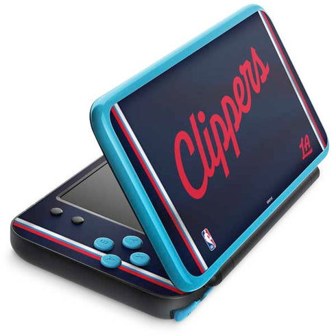 NBA Los Angeles Clippers Distressed Red Nintendo Skins