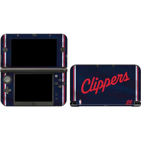 NBA Los Angeles Clippers Distressed Red 3DS XL 2015 Skin