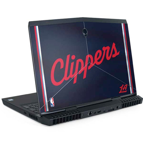 NBA Los Angeles Clippers Distressed Red Dell Alienware Skin