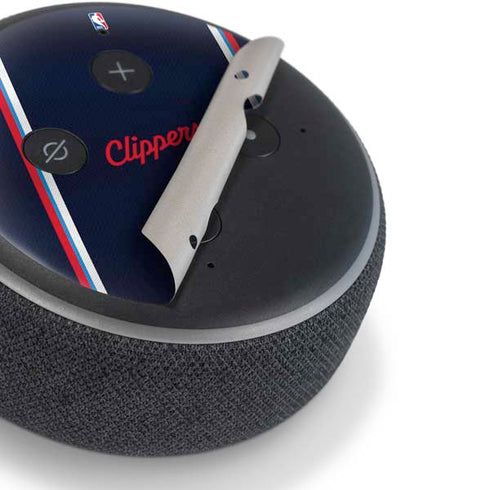 NBA Los Angeles Clippers Distressed Red Amazon Echo Dot Skin