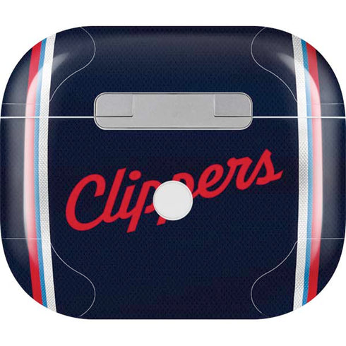 NBA Los Angeles Clippers Distressed Red Apple AirPods (3rd Gen 2021) Skin