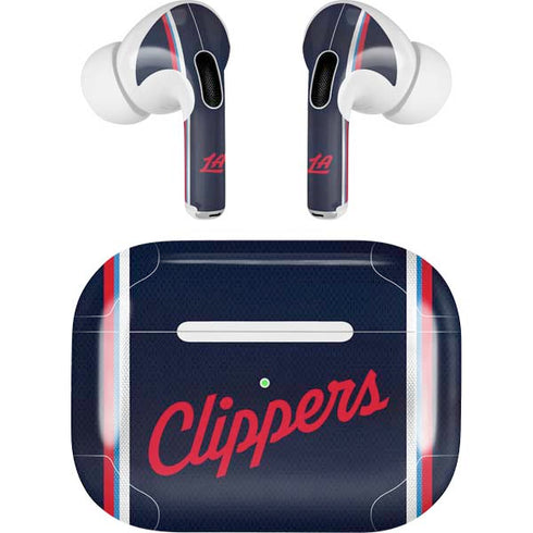 NBA Los Angeles Clippers Distressed Red Apple AirPods Pro Skin