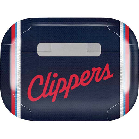 NBA Los Angeles Clippers Distressed Red Apple AirPods Pro Skin