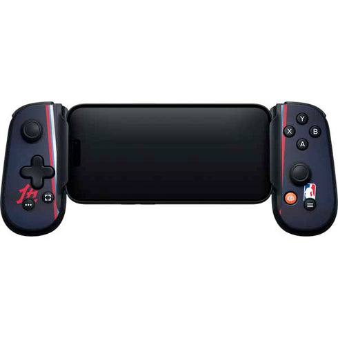 NBA Los Angeles Clippers Distressed Red Backbone One for iPhone Game Controller Skin