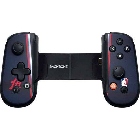 NBA Los Angeles Clippers Distressed Red Backbone One for iPhone Game Controller Skin