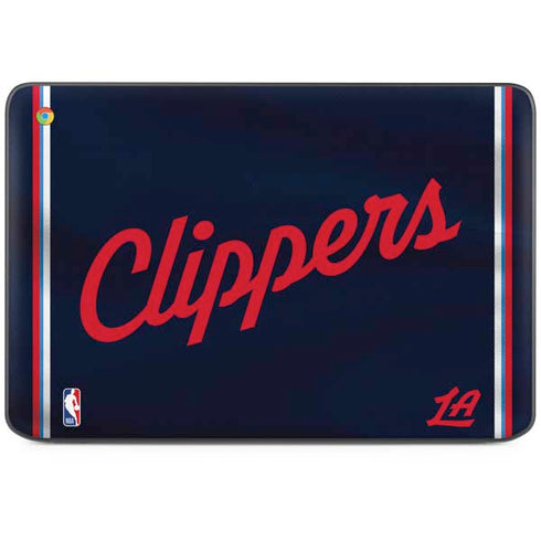 NBA Los Angeles Clippers Distressed Red HP Chromebook Skin