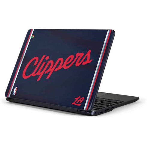 NBA Los Angeles Clippers Distressed Red Samsung Chromebook Skin