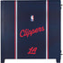NBA Los Angeles Clippers Distressed Red Corsair 4000D Tempered Glass Mid-Tower ATX Case Skin