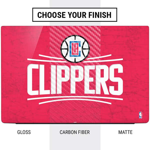 NBA Los Angeles Clippers Distressed Red Dell Vostro Skin