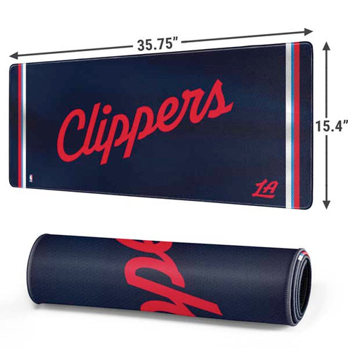NBA Los Angeles Clippers Distressed Red Gaming Mouse Pad