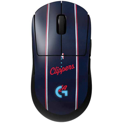 NBA Los Angeles Clippers Distressed Red G Pro Wireless Gaming Mouse Skin