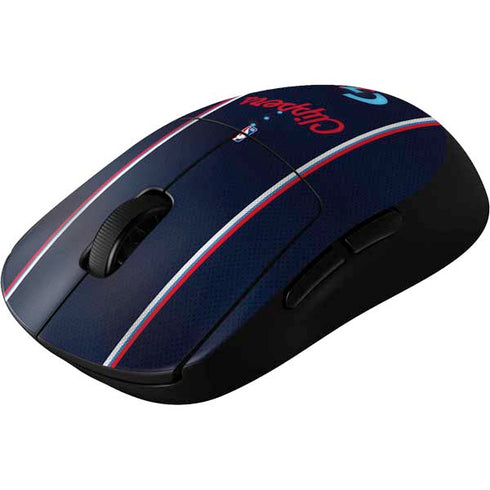 NBA Los Angeles Clippers Distressed Red G Pro Wireless Gaming Mouse Skin