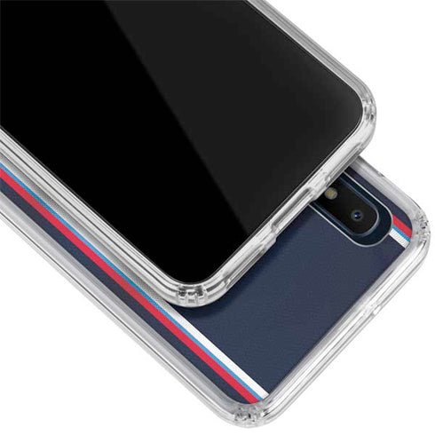 NBA Los Angeles Clippers Distressed Red Galaxy A10e Clear Case