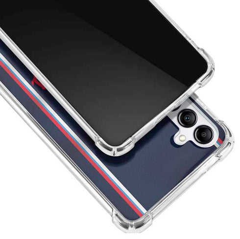 NBA Los Angeles Clippers Distressed Red Galaxy A14 5G Clear Case