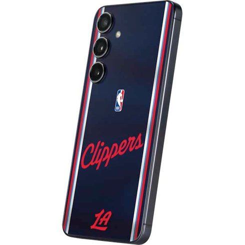 NBA Los Angeles Clippers Distressed Red Galaxy A16 5G Skin