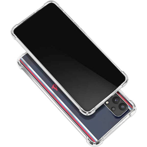 NBA Los Angeles Clippers Distressed Red Galaxy A32 5G Clear Case