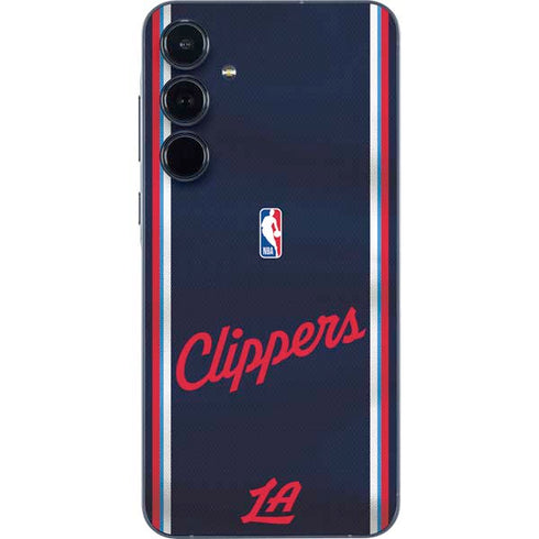 NBA Los Angeles Clippers Distressed Red Galaxy A36 5G Skin