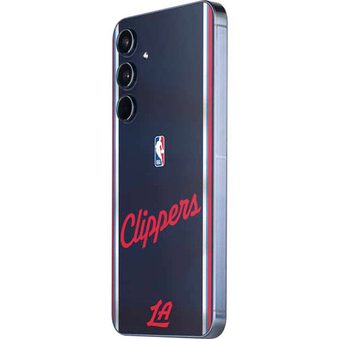 NBA Los Angeles Clippers Distressed Red Galaxy A36 5G Skin