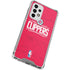 NBA Los Angeles Clippers Distressed Red Galaxy A53 5G Clear Case